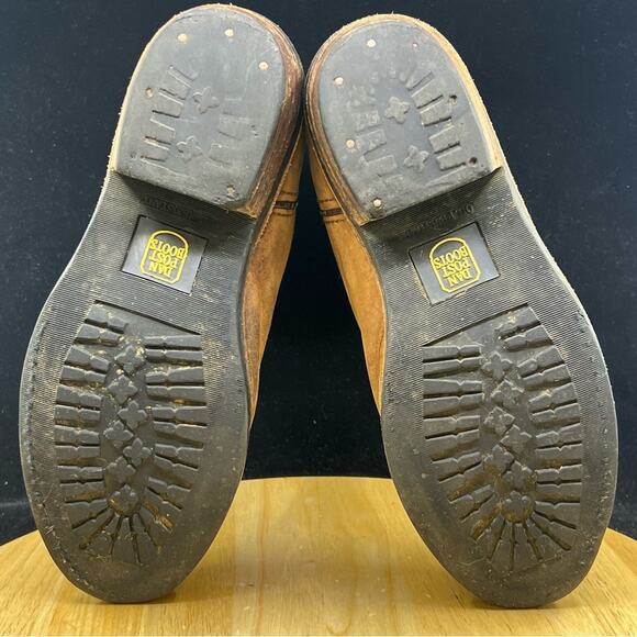 Dan Post DP69691 Men Albuquerque Brown Leather Waterproof Steel Toe Boots 8.5D - Picture 7 of 9